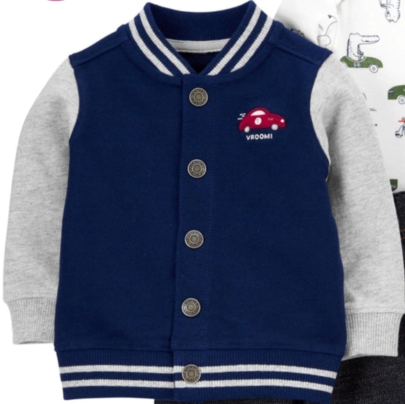 Carter's Long sleeve polo shirt baby boy - Picture 1 of 6